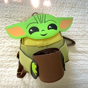 NWT Baby Yoda Loungefly Backpack